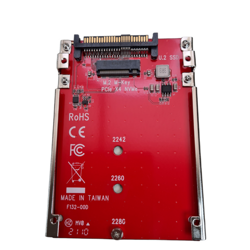 Lycom DT-132 M.2 NVMe SSD to U.2 2.5 Inch NVMe SSD Adapter Lycom DT-132 M.2 NVMe SSD to U.2 2.5 Inch NVMe SSD Adapter